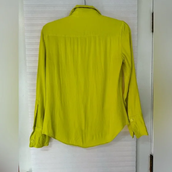 Zara Satin Effect Blouse Size M - Picture 5 of 8